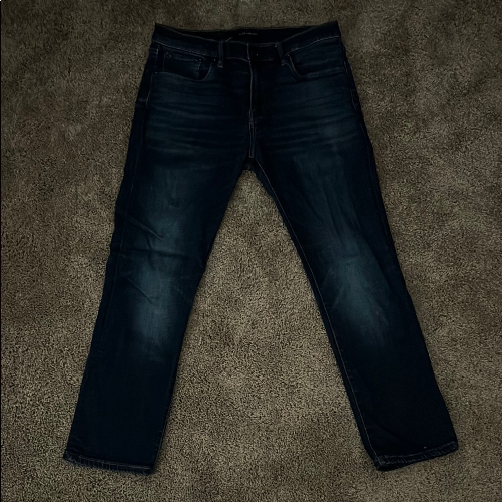 Men's Lucky Brand 223 Straight Dark Jeans
